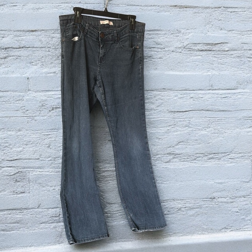 Lucky Brand Blue Flare Wide Leg Jeans no boundries